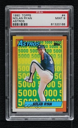 1990 Topps Nolan Ryan #4 PSA 9 MINT HOF
