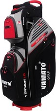 Yamato Golf Cart Bag 14 Way Divider Top Handles Cooler Rain Cover