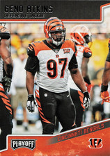 2018 Panini Playoff Football Geno Atkins card #42 Cincinnati Bengals
