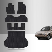 Toughpro Floor Mats 3rd Cargo Black For Toyota Highlander 2001-2007