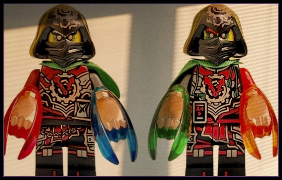NINJAS WORLD © TWINS ACRONIX KRUX -2- MOC FAST SHIPPING COLLECTORS