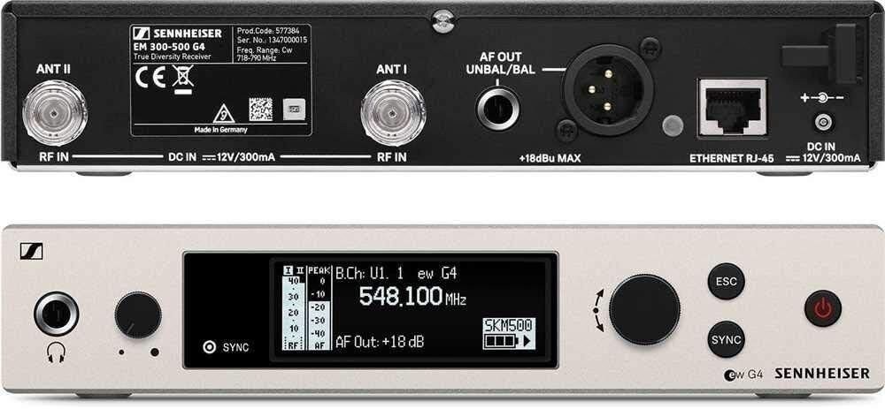 Беспроводная гарнитура Sennheiser ew 300 G4-HEADMIC1-RC-GW1