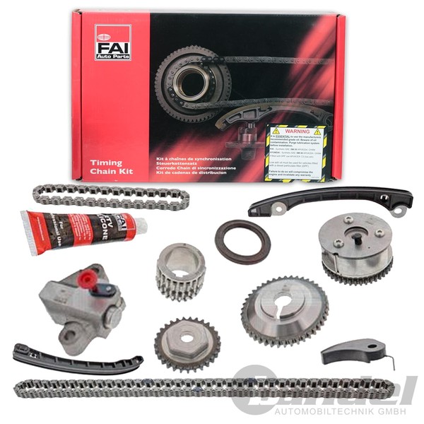 FAI Autoparts Steuerkettensatz Passend FüR Nissan Bluebird Cube Evalia Juke Micr-image