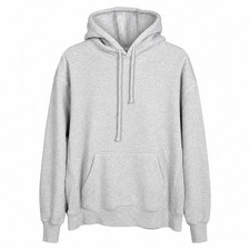 Aritzia TNA Sweatfleece Cozy Fleece Boyfriend Fit Hoodie Heather Grey Women  s M