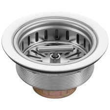 S304 Stainless Steel Sink AntiClogging Drain Strainer THandle Basket