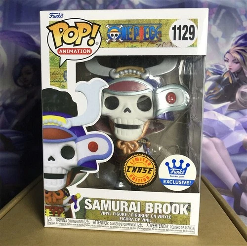 Funko POP! Animation: One Piece 1129# Chase Samurai Brook Vinyl Action Figures
