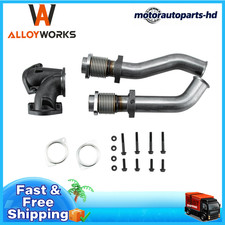 Exhaust Up Pipesgaskets Kit Fit 1999-2003 Ford Super Duty 7.3l Powerstroke