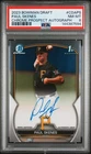 2023 BOWMAN DRAFT CHROME AUTO #CDAPS PAUL SKENES PSA 8