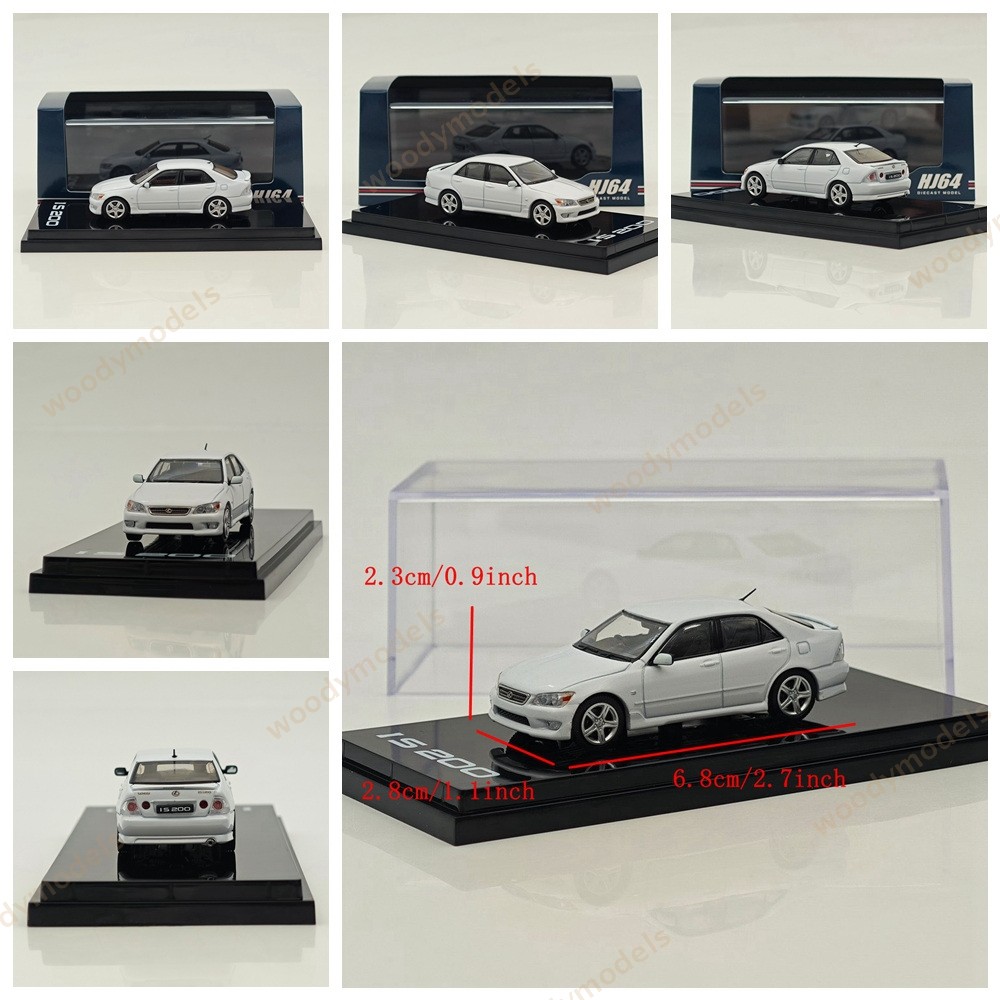 Hobby HJ64 1/64 IS 200 (E10) 1999 Diecast Modell – Silber HJ643080S Sammlerauto Ab 14 Jahren