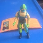 HASBRO GI JOE Cobra Water Moccasin Pilot Action Figure w/ File Card