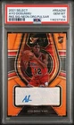 Ayo Dosunmu 2021 Select Rookie Neon Orange Pulsar Auto /30 PSA 10