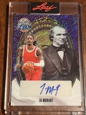 2026 Leaf Metal JA Morant 1/1  Rare Purple Shimmer Autograph With Andrew Johnson