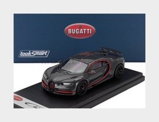 LOOKSMART LS490E Bugatti Chiron Sport N 16 Wing Up 2019 Grey Carbon Red 1/