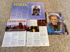 Heath Ledger teen magazine pinup clipping A Knights Tale Monsters Ball Pop Star
