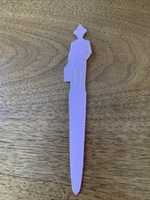 Vintage Pink Fuller Brush Company Plastic Letter Opener 1950s 1960s
