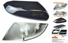 1Pair Side Mirror Cover Cap Housing fit for Hon-da 10th Gen Civic Glossy Black