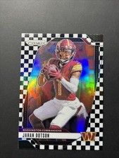 2024 Panini Prizm Jahan Dotson Black & White Checkerboard #290 Commanders