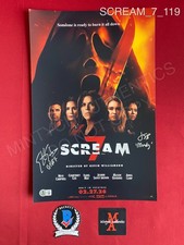 Scream 7 dual signed 11x17 photo Ethan Embry Jasmin Savoy Brown Beckett COA