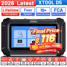 2026 Xtool D5 Obd2 Scanner Engine Abs Srs Transmission Car Diagnostic Tool Fca 2026 Xtool D5 Obd2 Scanner Engine Abs Srs Transmission Car Diagnostic Tool Fca