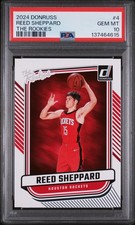 2024 PANINI DONRUSS THE ROOKIES #4 REED SHEPPARD PSA 10