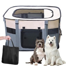 Dog Playpen,Pet Playpen,Foldable Puppy Cat Playpen, Dog Playpen for Indoor Do...
