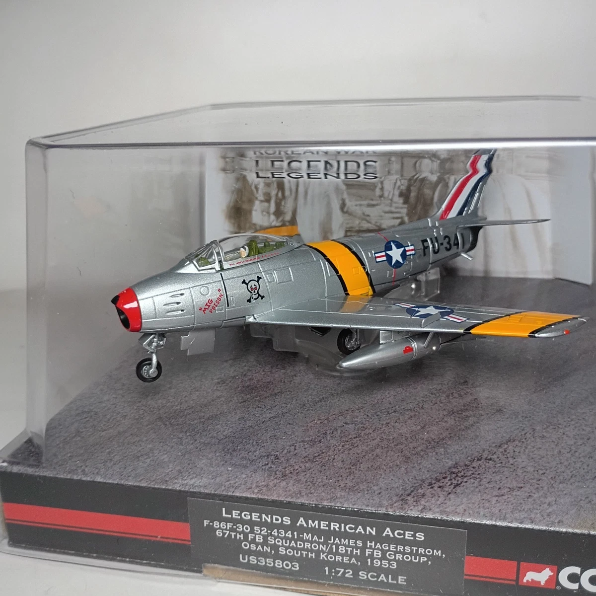 Corgi North American F-86F Sabre 1/72 – USAF 1951 – AA35801