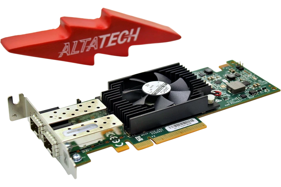 Dell NTF8N OCE14102B-N1-D 2-Port Emulex SFP+ LP 10GbE Ethernet Network Adapter - Image 2 of 4