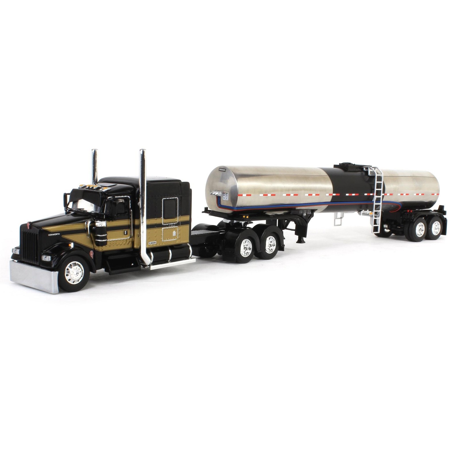 Первая передача DCP 1/64 Топливозаправщик Kenworth W900L Aerocab Flattop - Brenner 60-2080