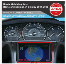 6.5DASHBOARD LCD GPS RADIO FOR HONDA GL1800 GOLD WING 2007~2013 GAUGE DASH METAL