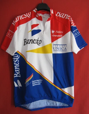 Maillot cycliste Banesto Unica 1994 Manche courte Nalini Campagnolo - 6 - Photo 1/4