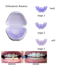 Dental Orthodontic Trainer Teeth Retainer Silicone Alignment Braces Mouth Guard