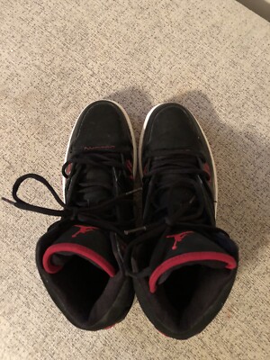 Nike Air Jordan 1 Flight Basketball Shoes Men Size 10 Black  display picture 3