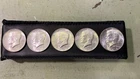 1964 Kennedy Silver Half Dollars set of 5 excellent condition!!