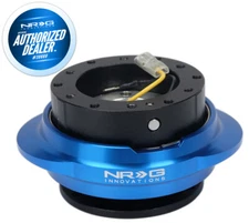 NEW NRG QUICK RELEASE GEN 2.2 BLACK BODY and BLUE RING SRK-220BK-BL + HARDWARE