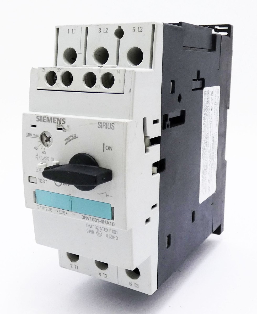 1PZ Interruttore Protezione Motore Siemens 3RV1031-4GA10 Nuovo Con Scatola 1PZ Interruttore Protezione Motore Siemens 3RV1031-4GA10 Nuovo Con Scatola