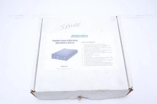 NEW Addonics Sapphire 4-Bay 2.5" Snap-In Disk Array eSATA USB 3.0/2.0