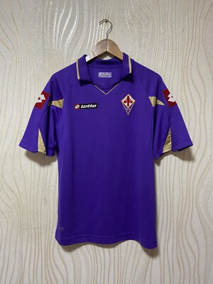 FIORENTINA 2010 2011 HOME FOOTBALL SHIRT SOCCER JERSEY LOTTO sz M