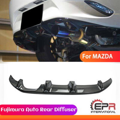For Mazda MX5 ND5RC Miata Roadster FA Style Rear Bumper Diffuser Add on Carbon