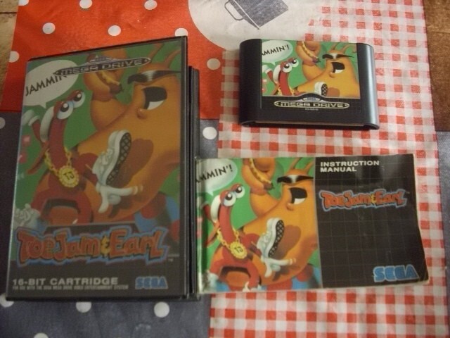 TOEJAM ET EARL ORIGINALE SEGA MEGADRIVE COMPLET AVEC NOTICE envoi gratuit