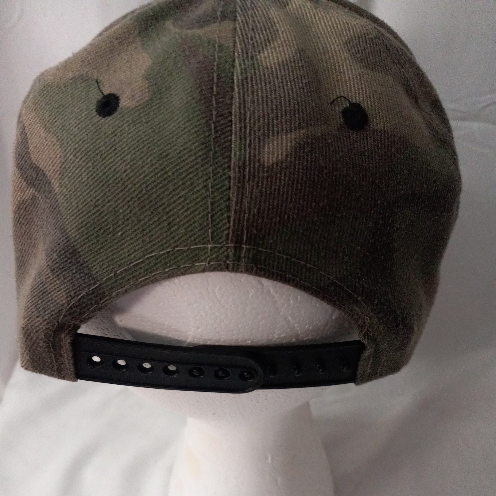 COMPTON Script Camouflage Baseball Hat Cap Snapba… - image 3