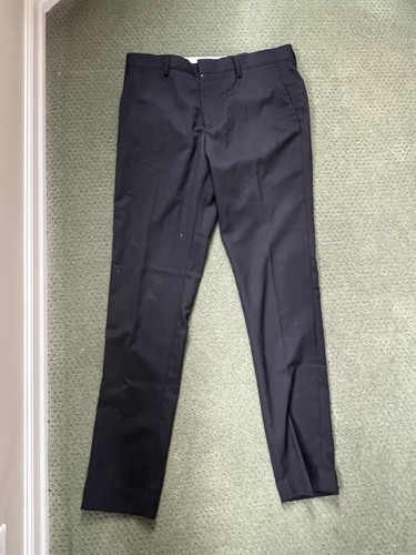 H\u0026M mens black dress pants 32R super 