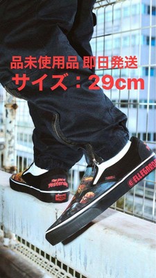 ELLEGARDEN VANS SLIP-ON BLACK RED Sneakers 29cm | eBay