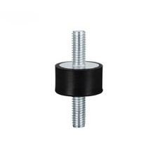 Rubber Mounts 4pcs M6x18mm Male Vibration Isolator Shock Absorber D25mmxH20mm
