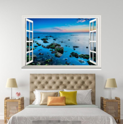 3D Blau Himmel 553 Offen Windows WallPaper Wandbilder Mauer Druck Deco Cobb