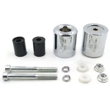 Bar End Handlebar Slider Rubber For Yamaha R1 1998-2012/R6 2006-Up/FJR1300 Chrom