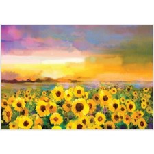 Sunflower Sunset Decoupage Rice Paper - FREE SHIPPING