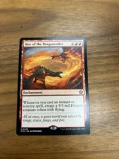 1x Rite of the Dragoncaller MTG Foundations Mythic Rare Nonfoil NM