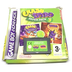 Nintendo Gameboy Advance Gba Crash Spyro Superpack Volume 3 Fusion Game Boxed Ebay