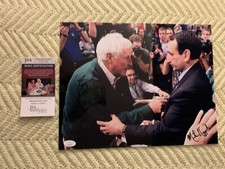 Bob Knight Mike Krzyzewski Signed 11 X 14 Photo JSA Authentication COA IU Duke
