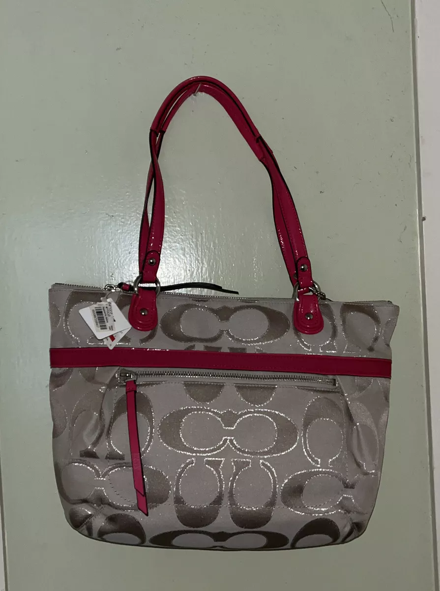 Coach poppy online small tote